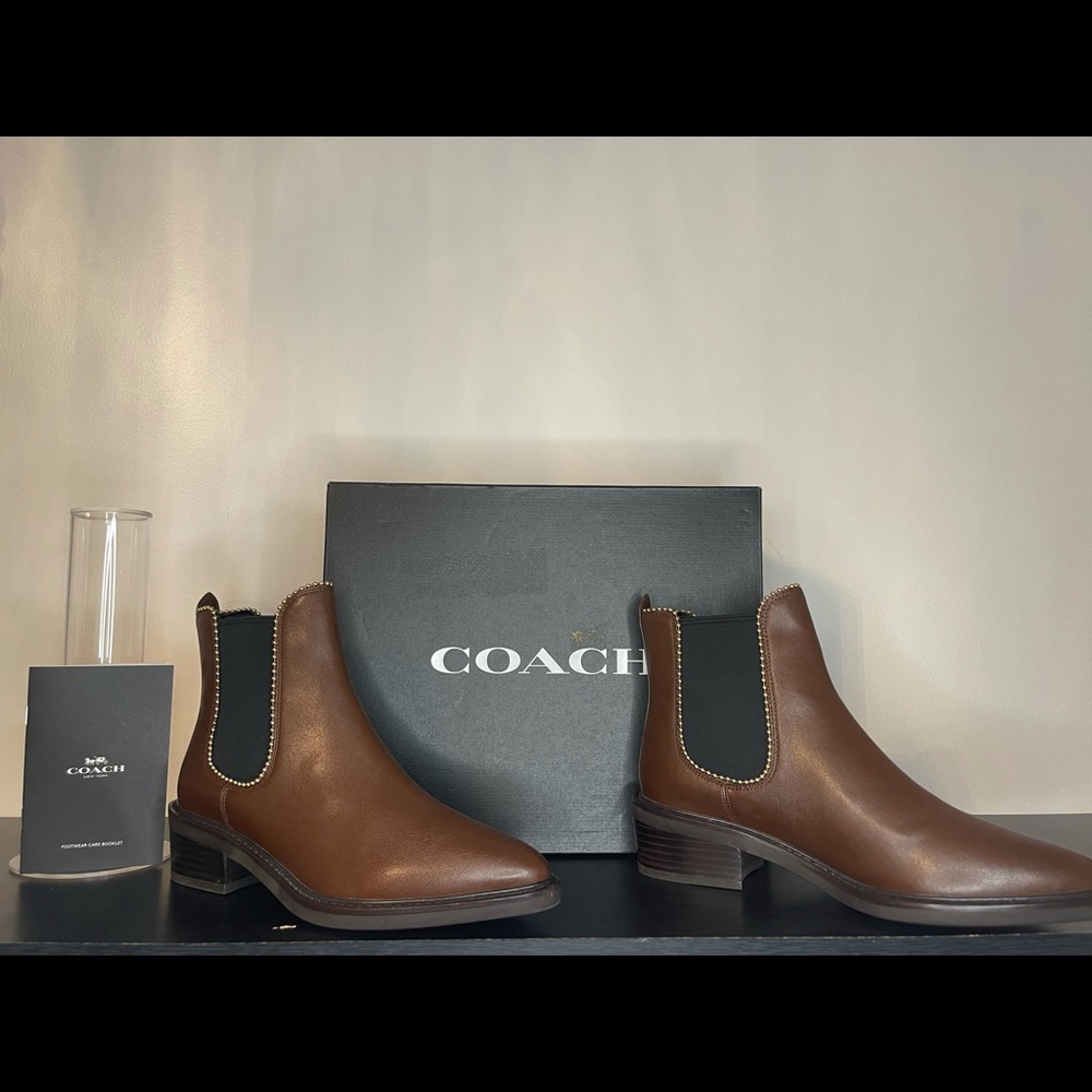 Coach Bowery Bead Bootie boots